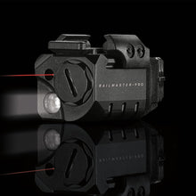 Load image into Gallery viewer, Rail Master Pro Universal Rail Mount Red Laser - LED - Tactical Gear Warehouse