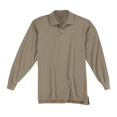 5.11 Professional L/S Polo - Silver Tan, XXXL - Tactical Gear Warehouse