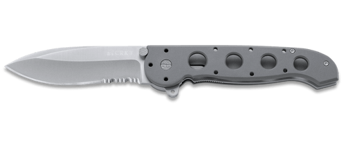CRKT M21-14 Aluminum Large with Triple Point Serrations - Tactical Gear Warehouse