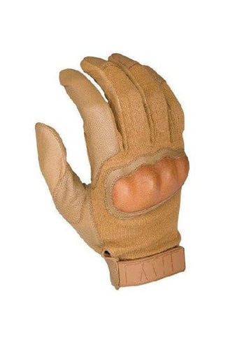 HWI Hard Knuckle Tactical Glove Coyote Brown - Tactical Gear Warehouse