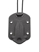 Load image into Gallery viewer, Hogue EX-F03 Neck Knife 2.25&quot; Hawkbill Blade Tumble Finish 5.5&quot; OAL Black Sheath - Tactical Gear Warehouse
