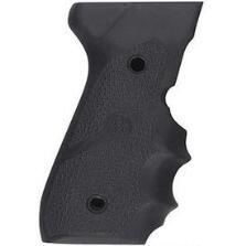 Hogue Ber 92/96 Rubber Grip with Finger Grooves Black - Tactical Gear Warehouse