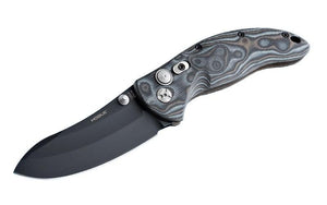 Hogue EX-04 4" Folder Upswept Blade Black Finish G-10 Frame - G-Mascus Black/Gray - Tactical Gear Warehouse