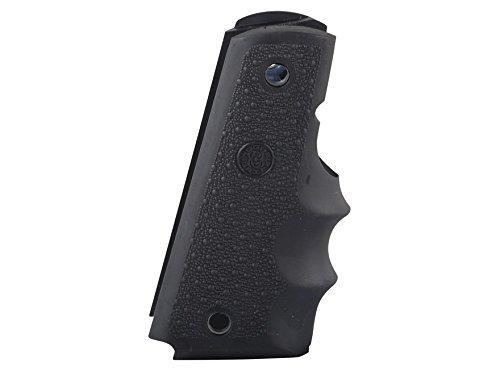Hogue 1911 Govt. Model Black Rubber Grip With Finger Grooves - Tactical Gear Warehouse