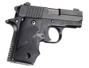 Hogue Sig Sauer P238 Rubber Grip With Finger Grooves Black - Tactical Gear Warehouse