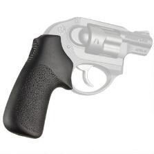 Hogue Ruger LCR No Finger Groove Rubber Tamer Cushion Grip Black - Tactical Gear Warehouse